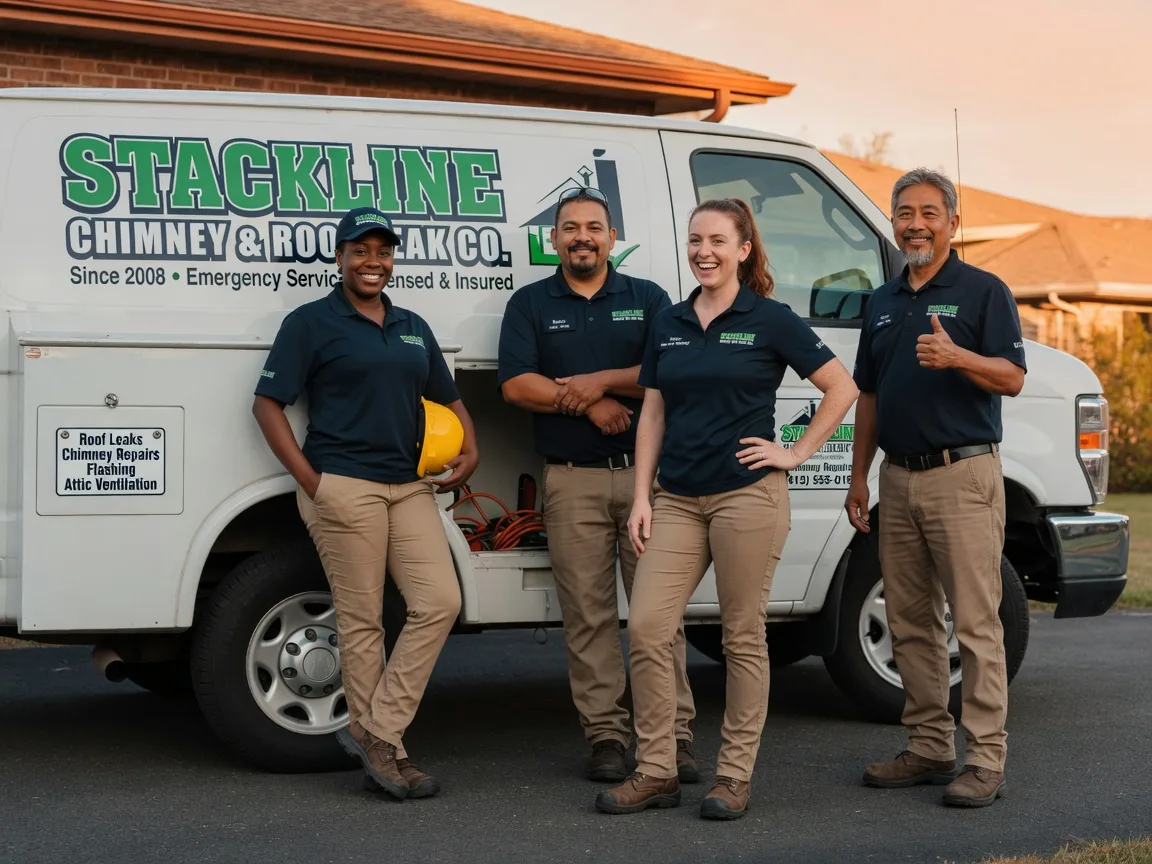 Chimney flashing repair company in Green Road, KY